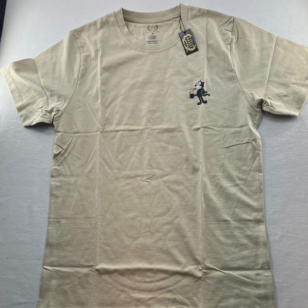 NEW! Field Grade Cream Graphic T-Shirt - No F*CKS GIVEN - Picture 3 of 7